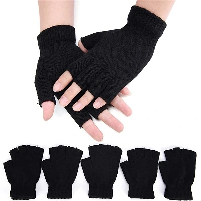 guantes calidos invierno sin dedos